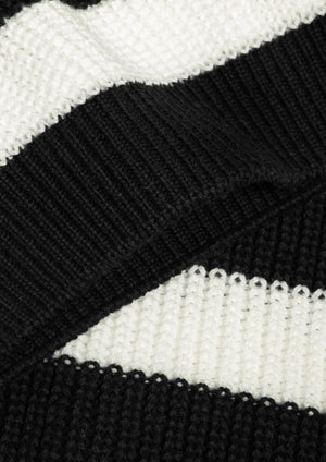 BEA BLACK STRIPES LeCollet